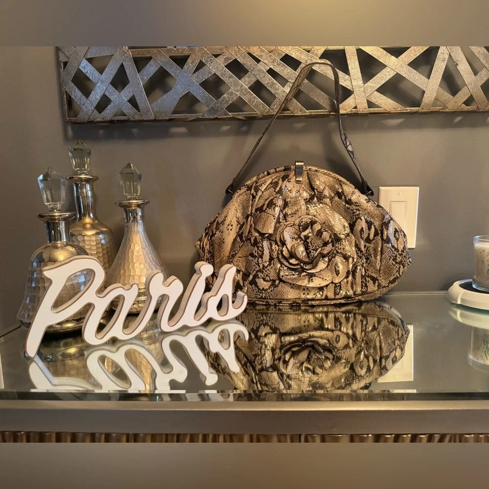 Jessica Simpson Python Embossed Purse - Picture 2 of 11